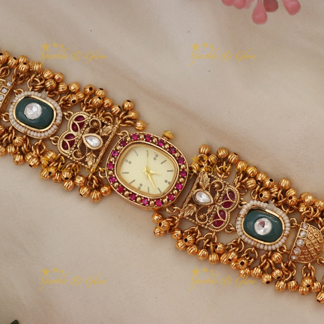 Antique Bridal Watch Bracelet - Timeless Elegance