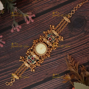Antique Gold Watch Bracelet – Perfect Festive Accessory Preorder 30 days