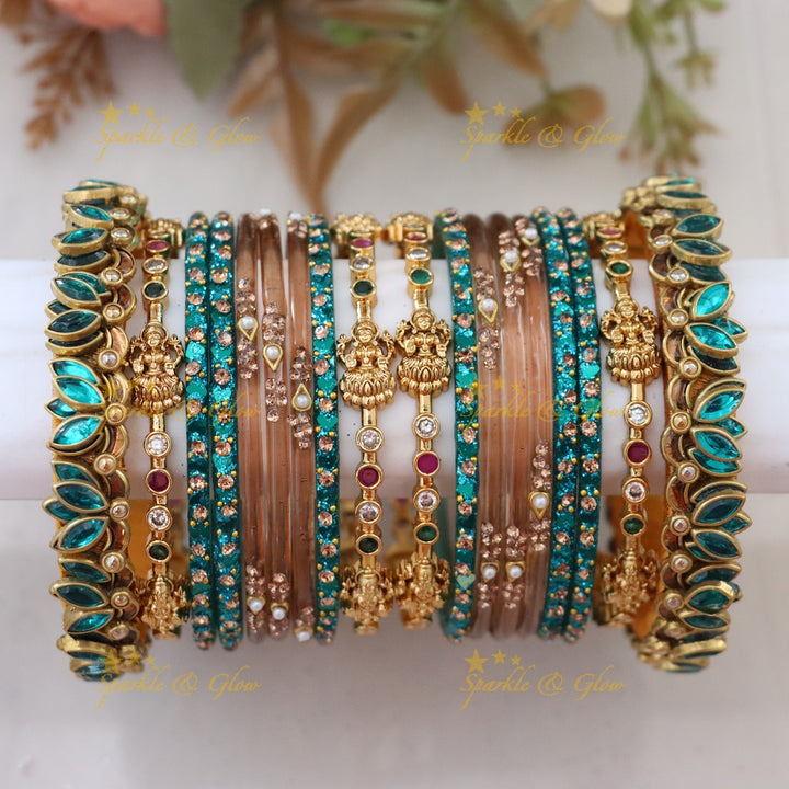 Exquisite Royal Lakshmi Bridal Bangle Set for Elegance