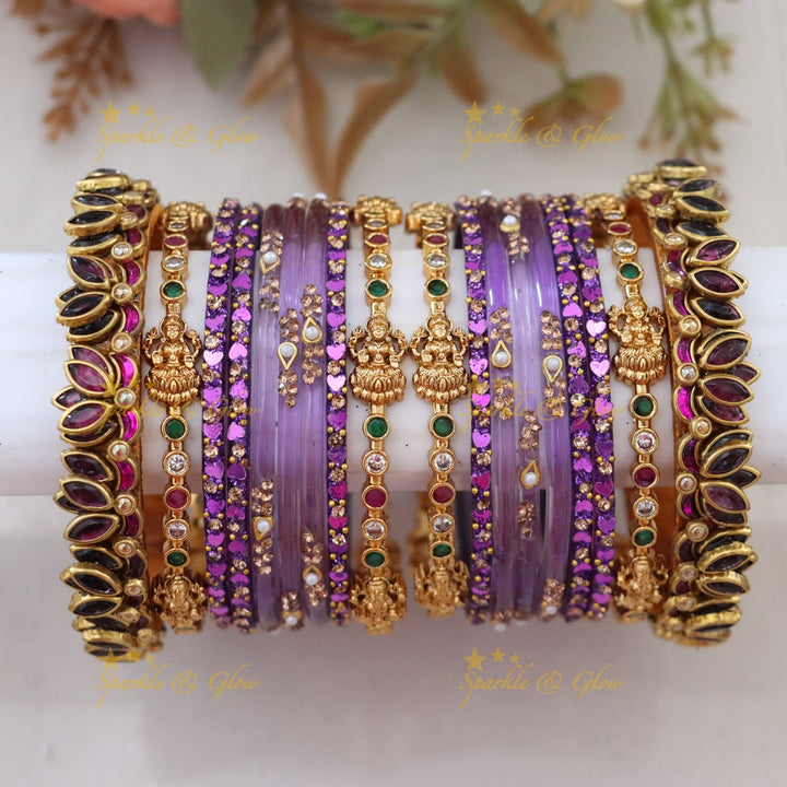 Exquisite Royal Lakshmi Bridal Bangle Set for Elegance