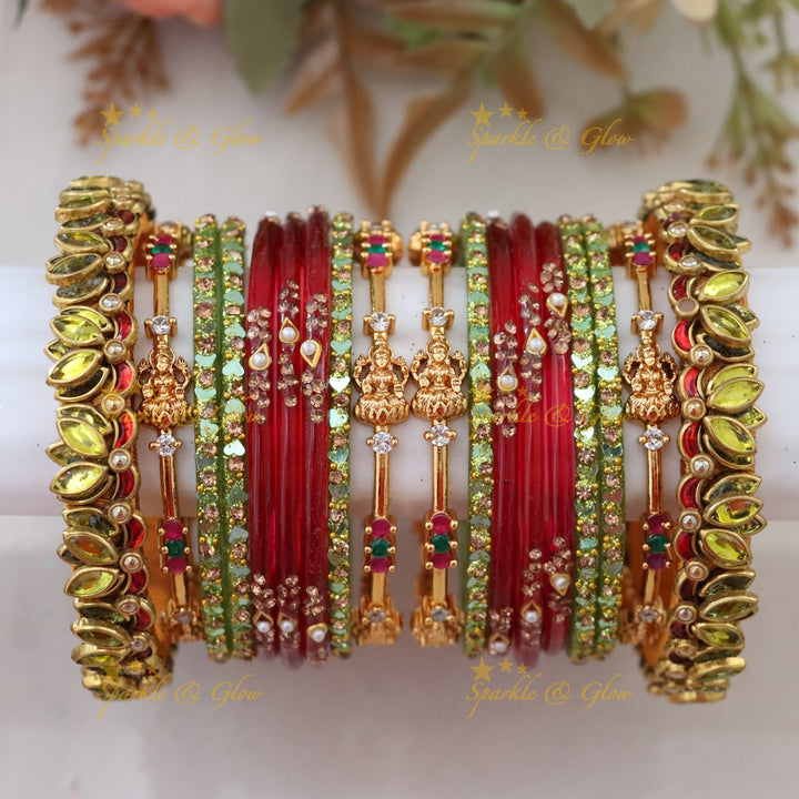 Exquisite Royal Lakshmi Bridal Bangle Set for Elegance