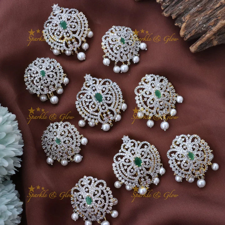 Exquisite Floral Pearl Jadabilla – Elegance Redefined
