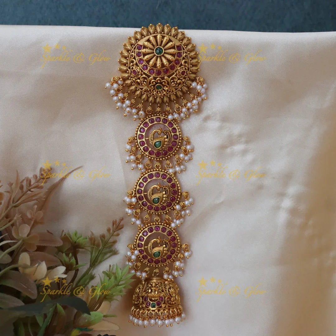 Celebrate in Style with Elegant Pearl Peacock Jadabilla