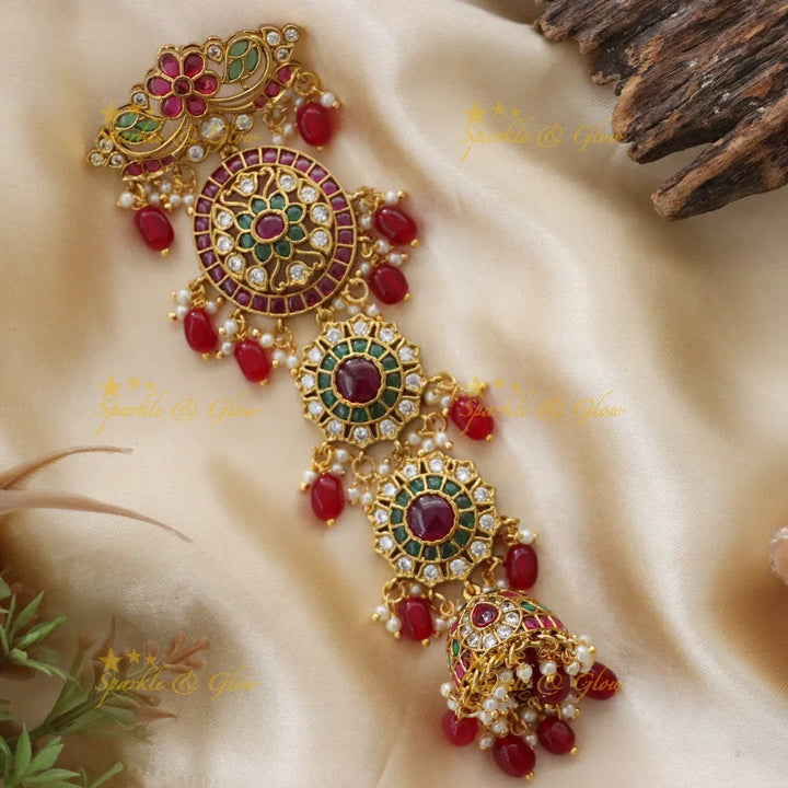 Exquisite Floral Mango Stone Hair Accessories