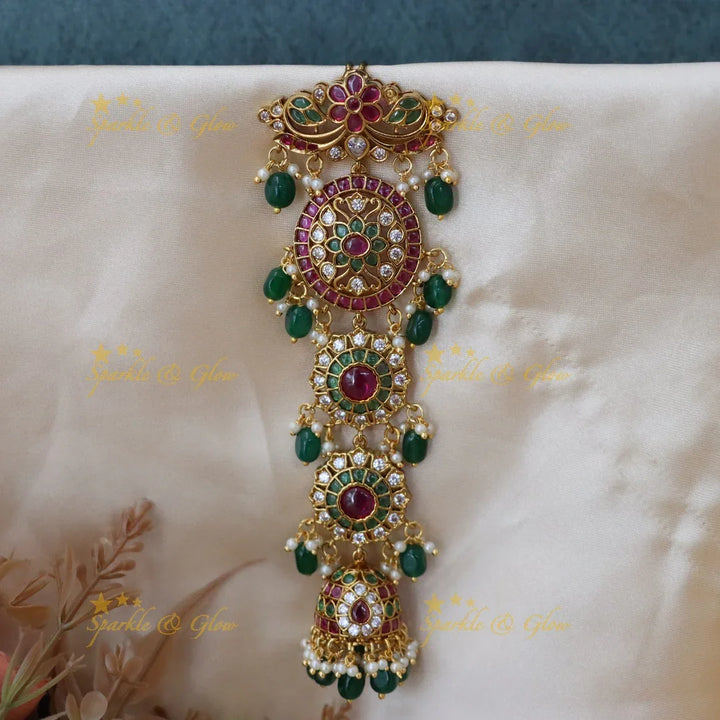 Exquisite Floral Mango Stone Hair Accessories