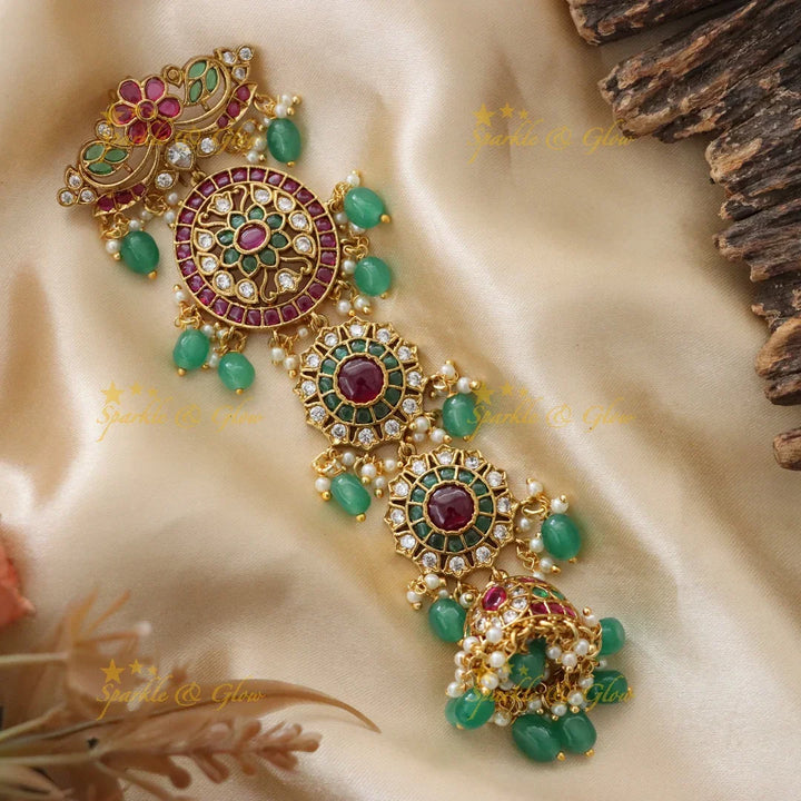 Exquisite Floral Mango Stone Hair Accessories