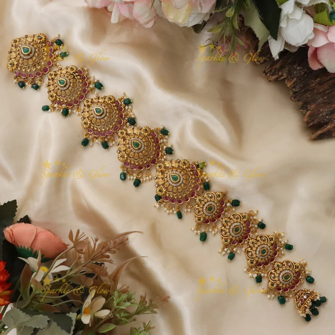 Exquisite Floral Jadabilla Hair Accessory for Celebrations