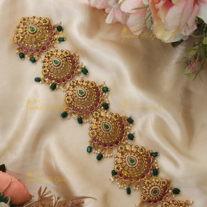 Exquisite Floral Jadabilla Hair Accessory for Celebrations