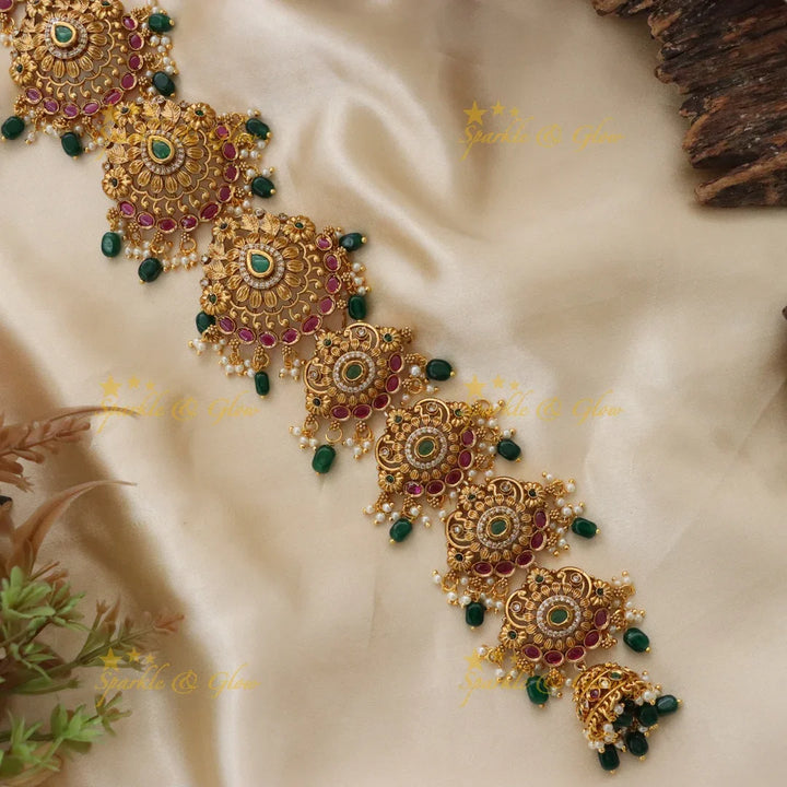 Exquisite Floral Jadabilla Hair Accessory for Celebrations