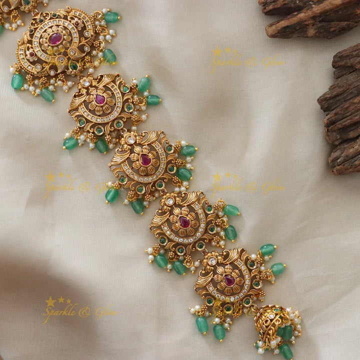 Elegant Mint Green Floral Hair Accessory | Jadabilla