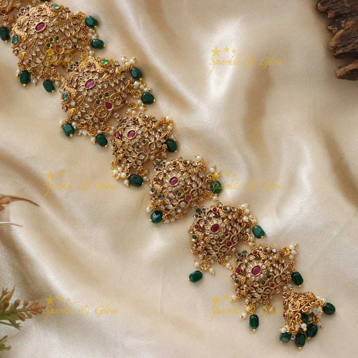 Exquisite Wedding Peacock Jadabilla Hair Accessory