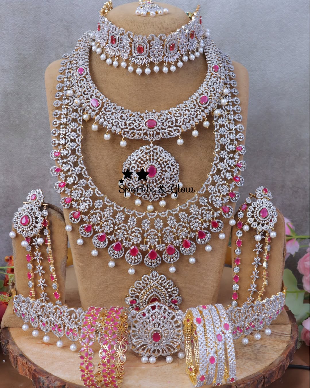 Indian Bridal Imitation Jewellery Set Online
