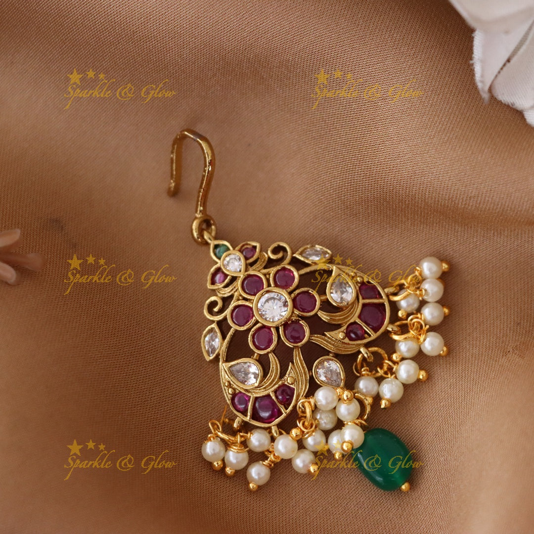 Exquisite Indian Gold Maang Tikka - Perfect for Weddings