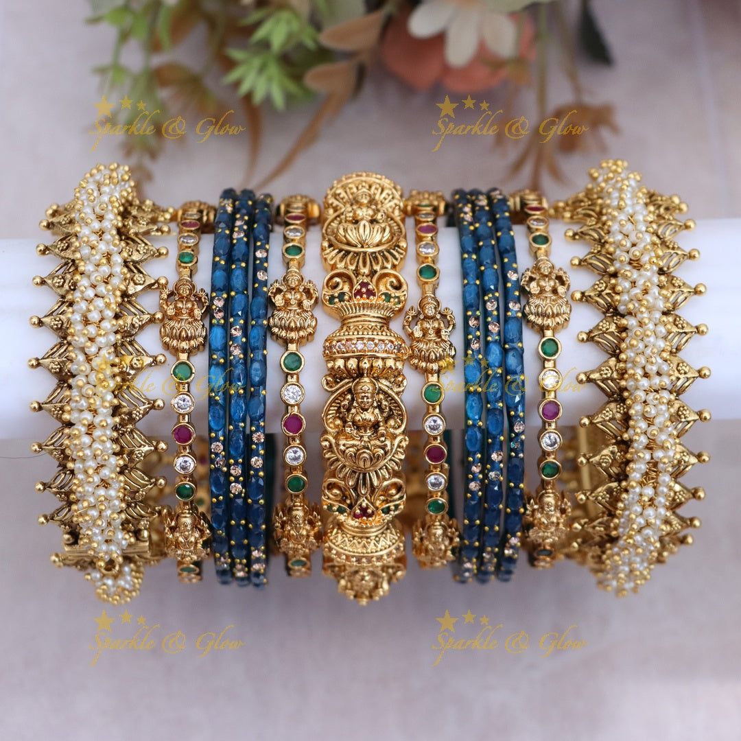 Exquisite Bridal Lakshmi Bangles for Timeless Elegance