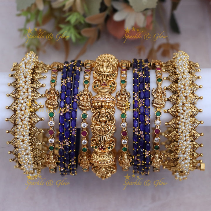 Exquisite Bridal Lakshmi Bangles for Timeless Elegance
