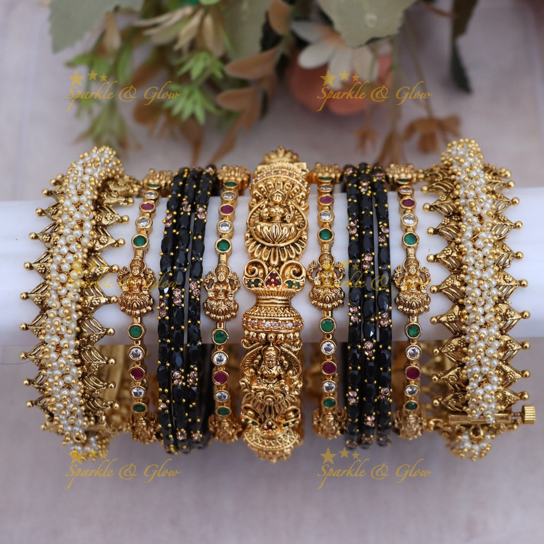 Exquisite Bridal Lakshmi Bangles for Timeless Elegance