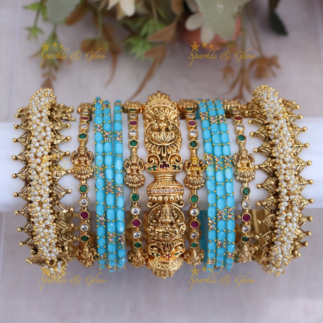 Exquisite Bridal Lakshmi Bangles for Timeless Elegance
