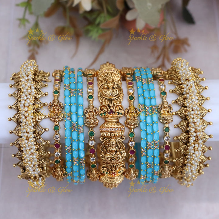 Exquisite Bridal Lakshmi Bangles for Timeless Elegance