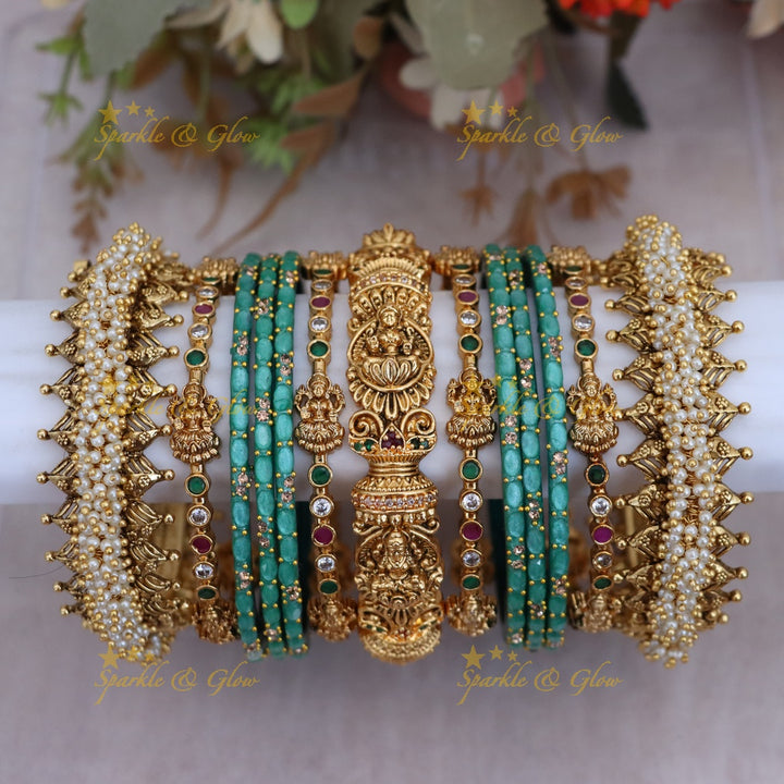 Exquisite Bridal Lakshmi Bangles for Timeless Elegance