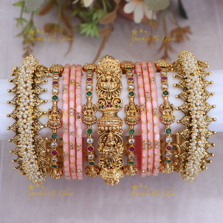 Exquisite Bridal Lakshmi Bangles for Timeless Elegance