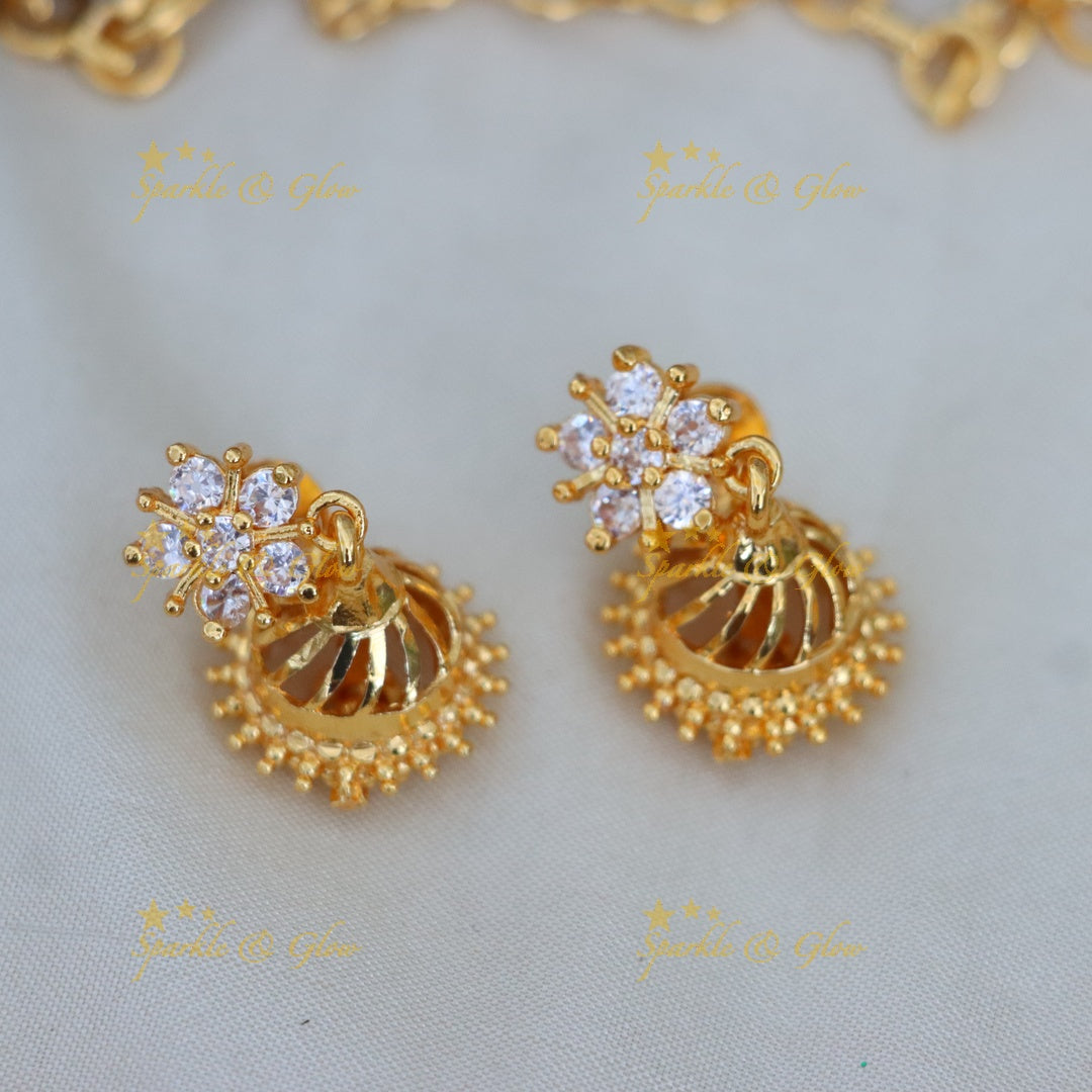Exquisite Peacock Bridal Necklace Set - Sparkle & Glow