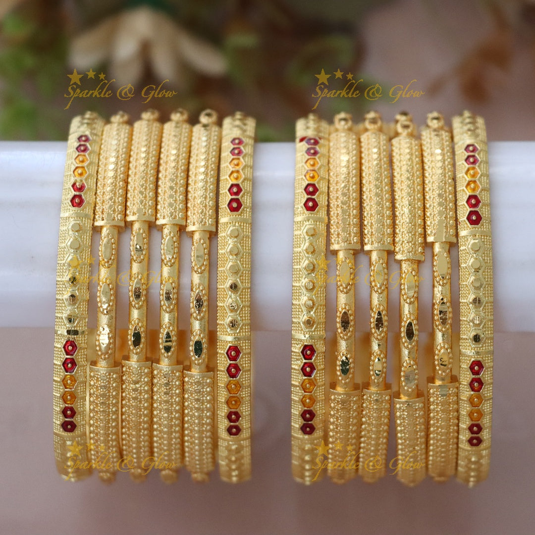 Timeless Microgold Bangles for Wedding Elegance