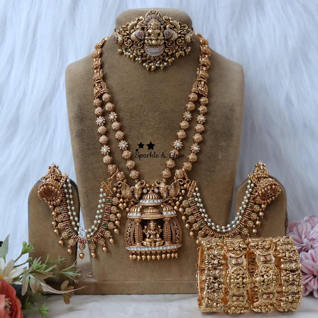 Elegant Semi-Bridal Jewellery Set - Divine Grace Online