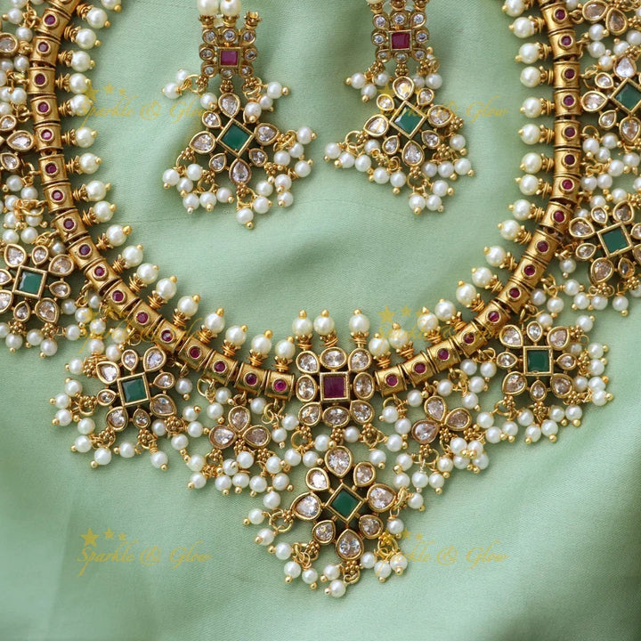 Elegant Gutta Pusalu Necklace for Weddings & Festive Wear