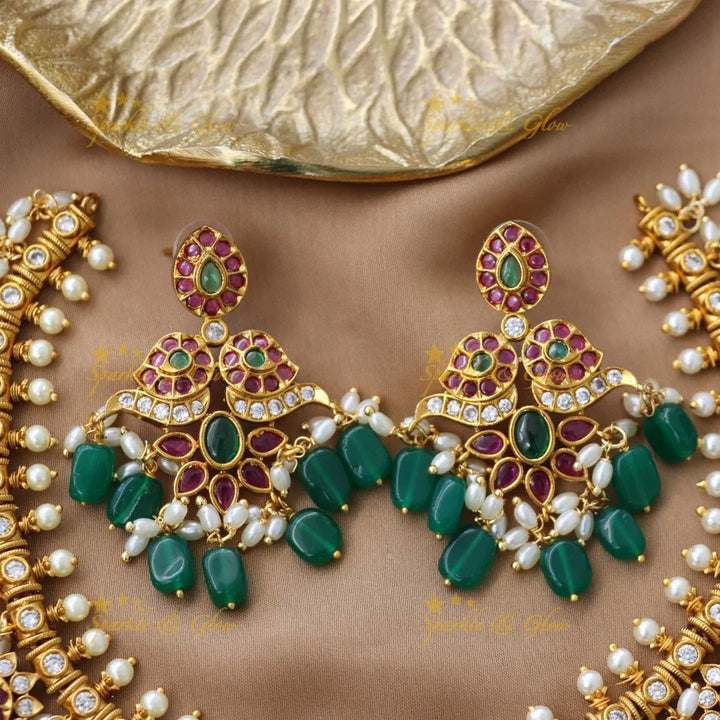 Exquisite Mango Guttapusalu Necklace for Festive Elegance