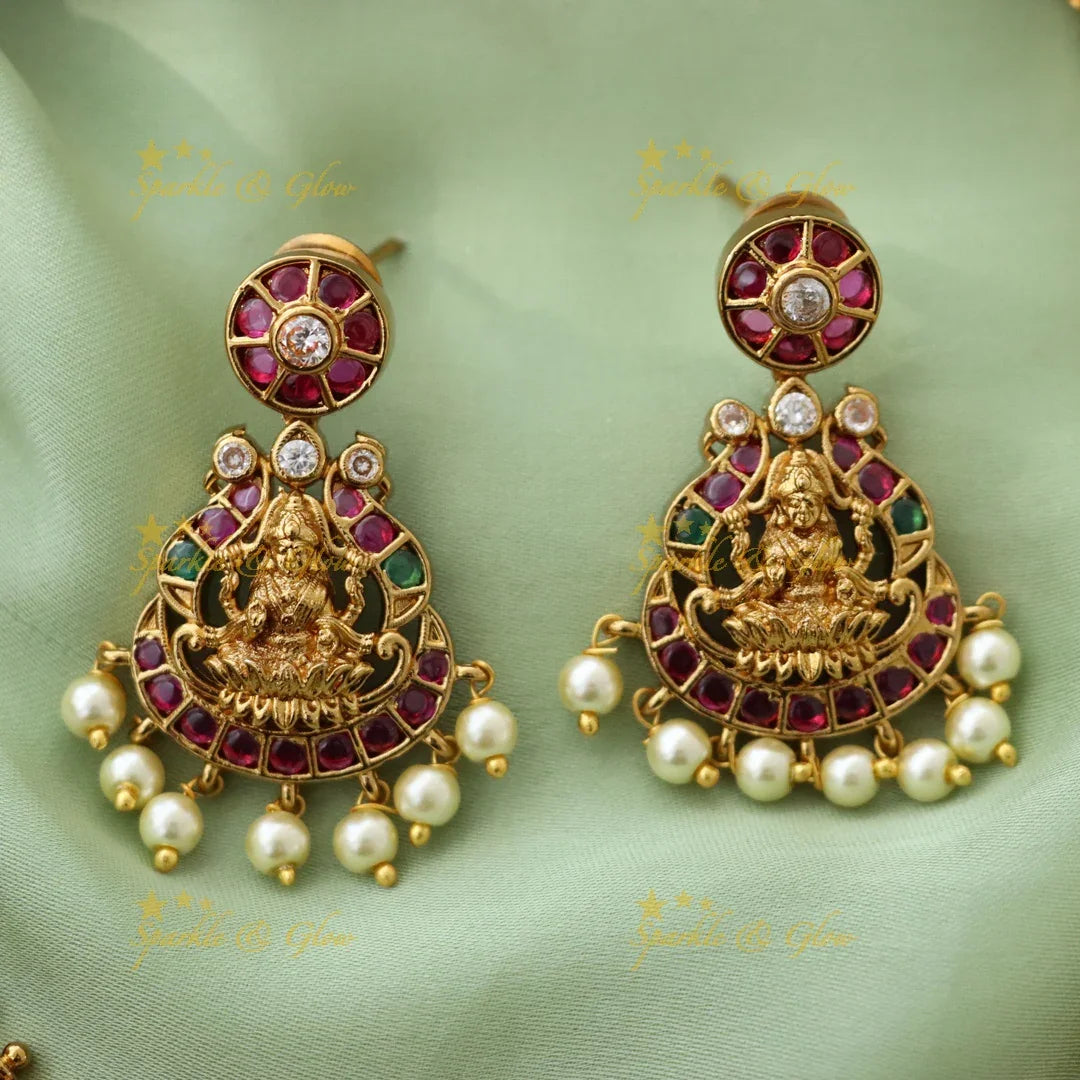 Exclusive Lakshmi Peacock Necklace – Premium Festive Wear