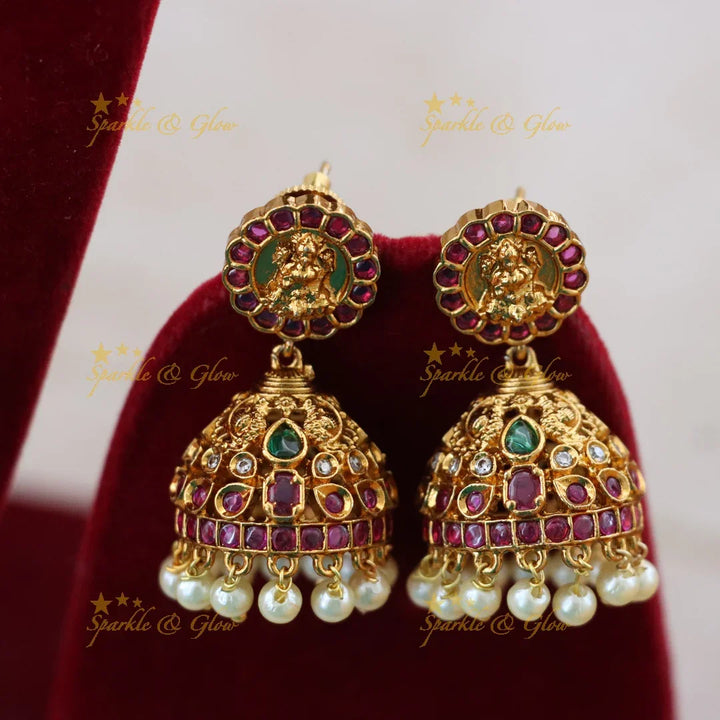 Exquisite Floral Pearl Festive Necklace Set