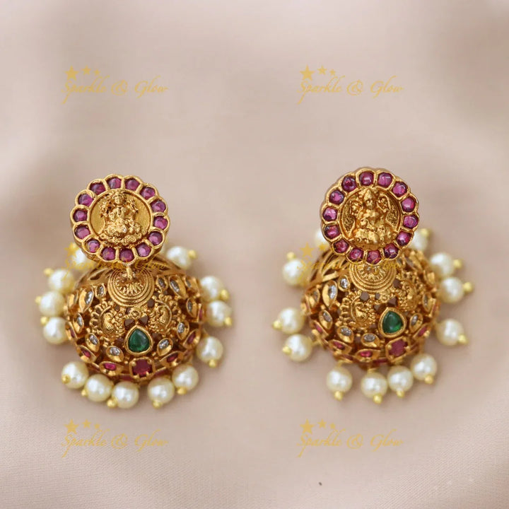 Exquisite Floral Peacock Necklace Set | Perfect for Weddings
