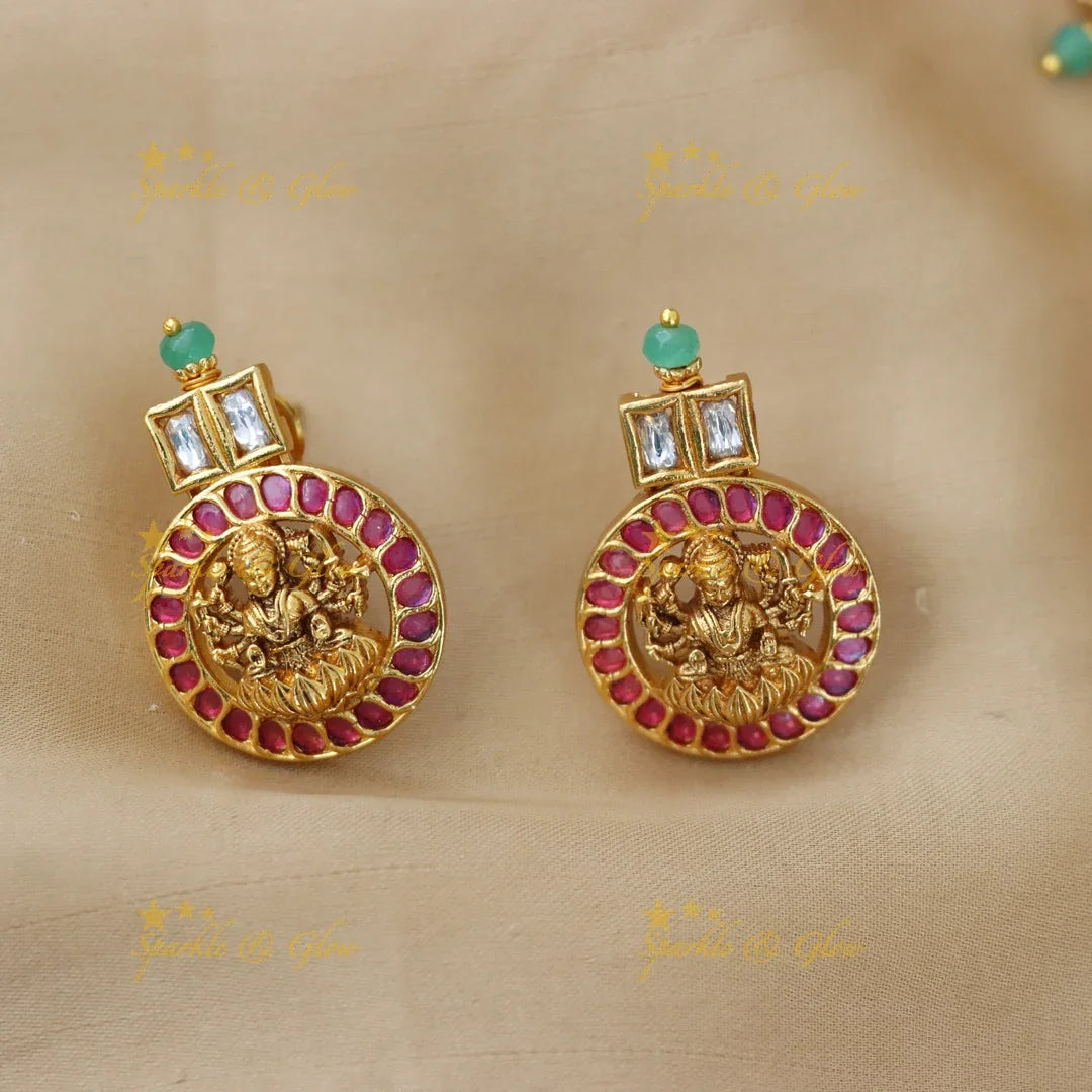 Unique Elephant Gold Necklace - Temple Style Elegance