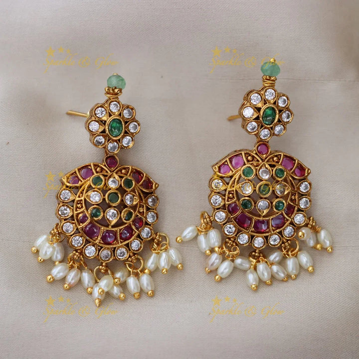 Exquisite Guttapusalu Necklace Set | Sparkle & Glow