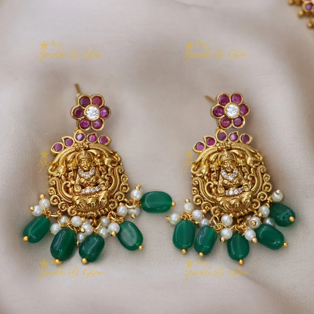 Exquisite Lakshmi Temple Necklace for Traditional Weddings