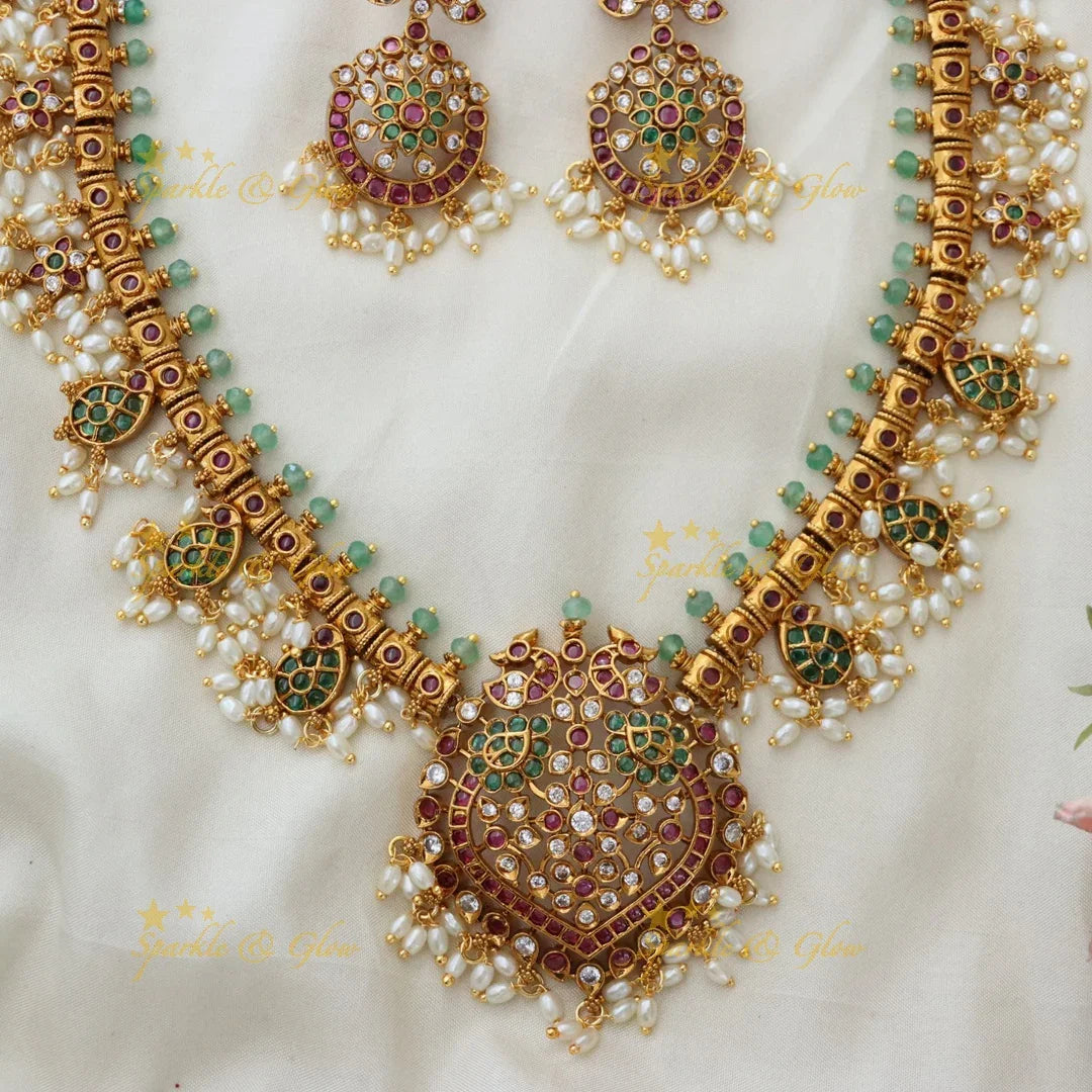 Exquisite Gold-Plated Necklace Set for Special Occasions