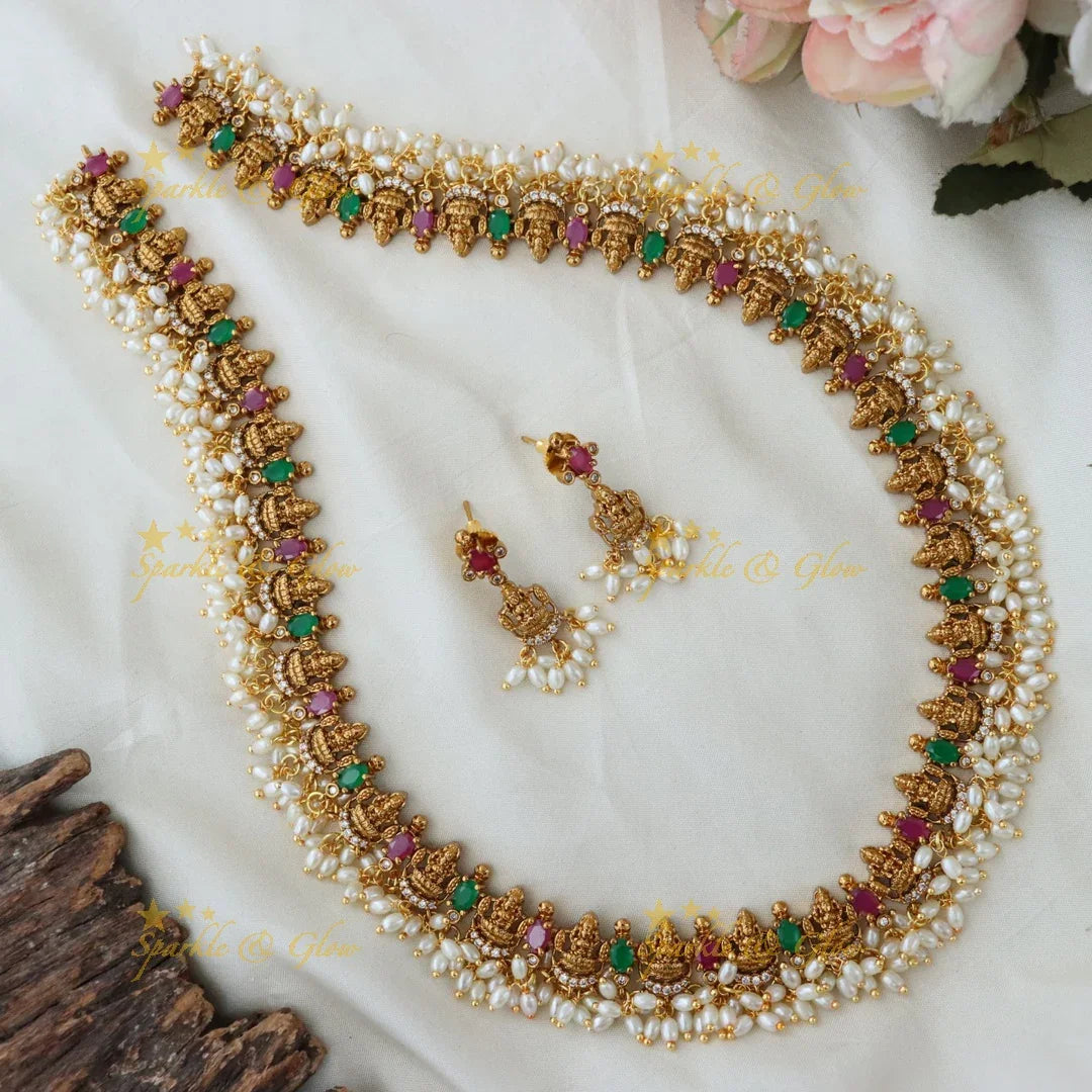 Elegant Long Necklace for Weddings & Festive Occasions