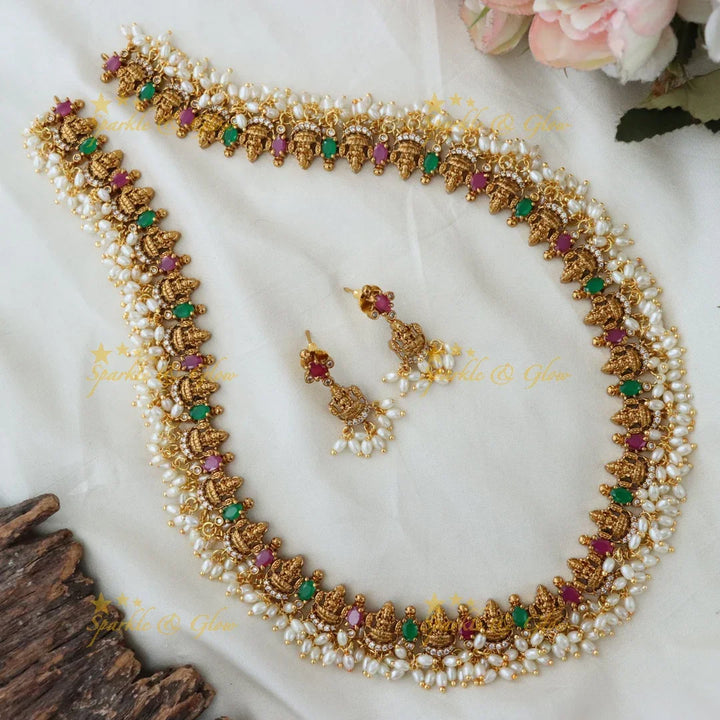 Elegant Long Necklace for Weddings & Festive Occasions