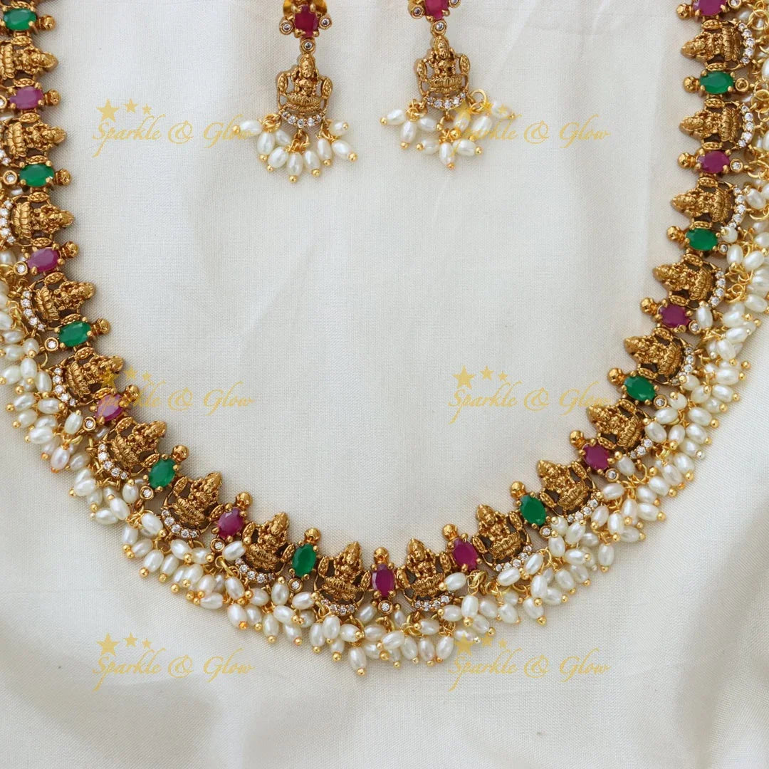 Elegant Long Necklace for Weddings & Festive Occasions