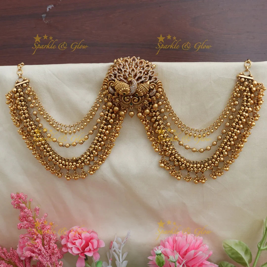 Exquisite Jadabilla Earrings & Chain Set - Sparkle & Glow
