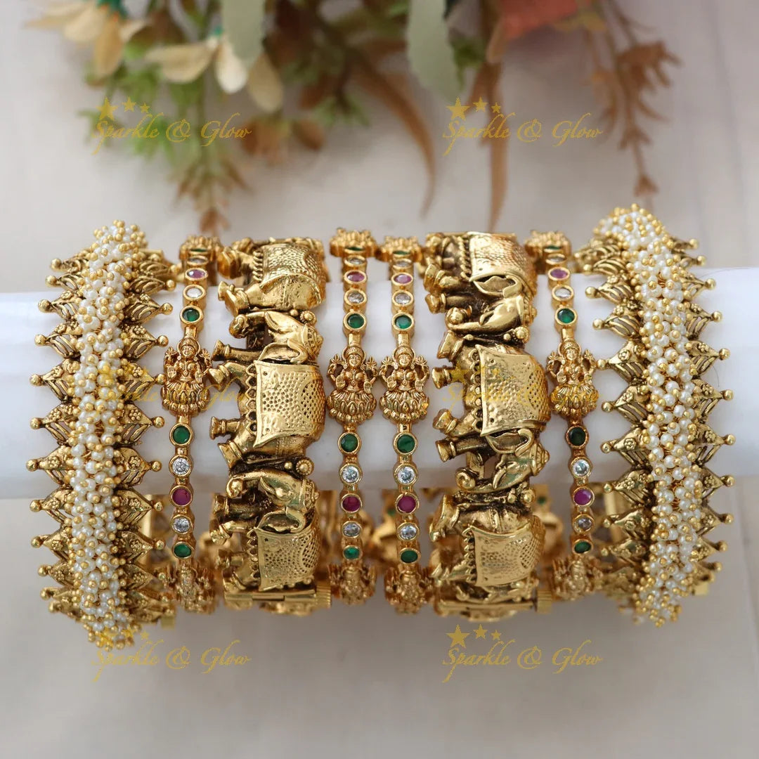 Exquisite Indian Bridal Bangle Set for Elegance