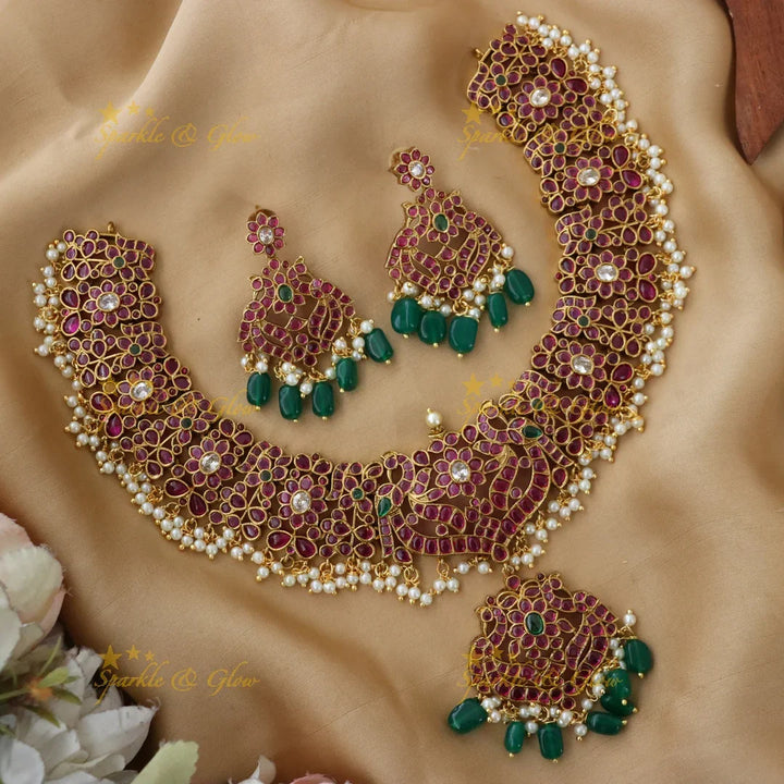 Exquisite Mango Necklace Set for Celebrations