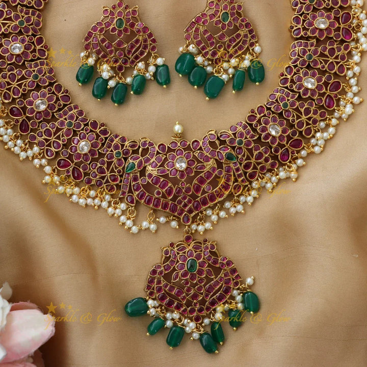 Exquisite Mango Necklace Set for Celebrations