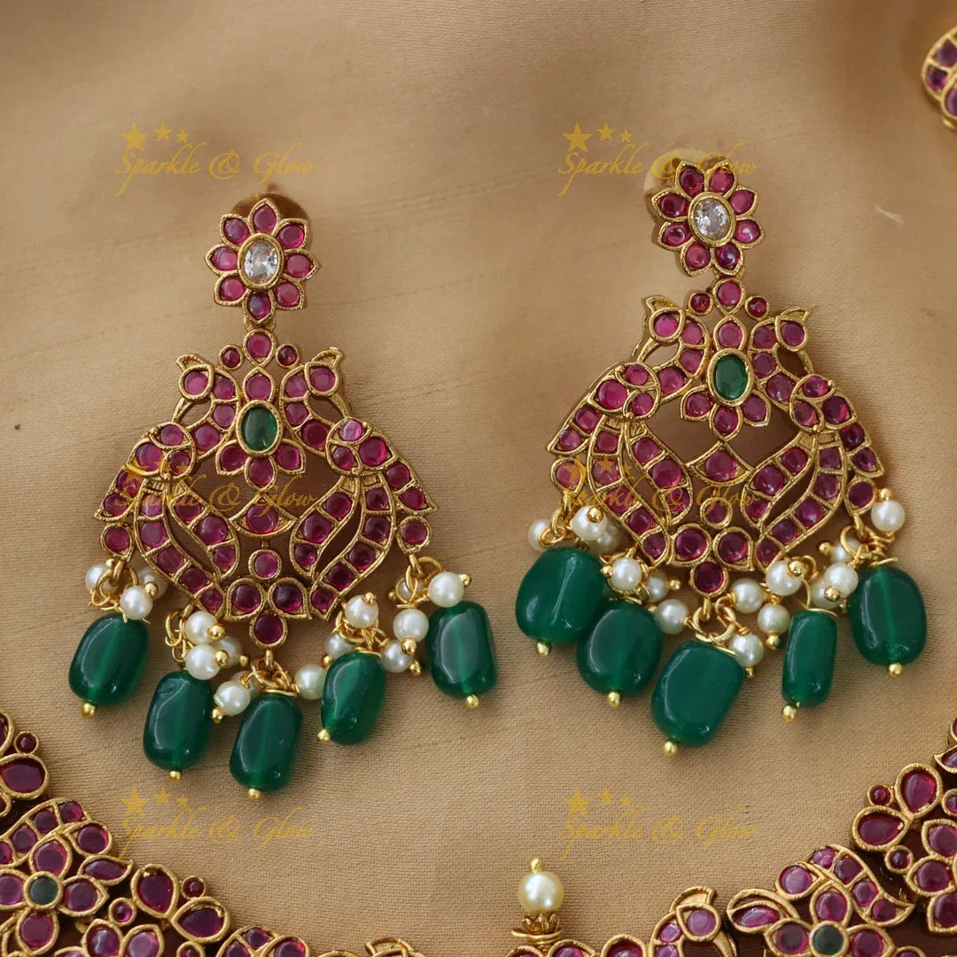 Exquisite Mango Necklace Set for Celebrations