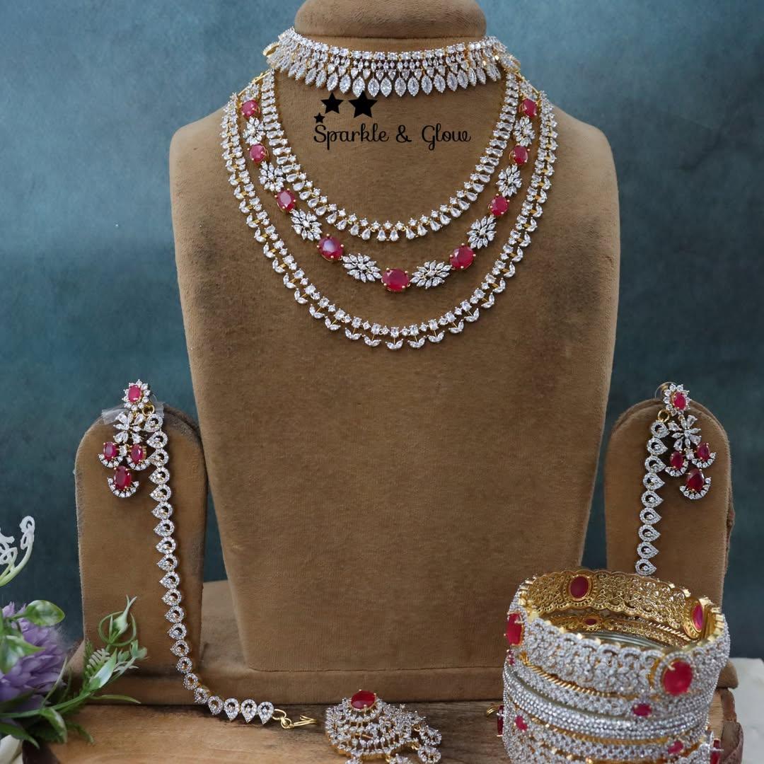 Exquisite Indian Semi-Bridal Imitation Jewellery Online