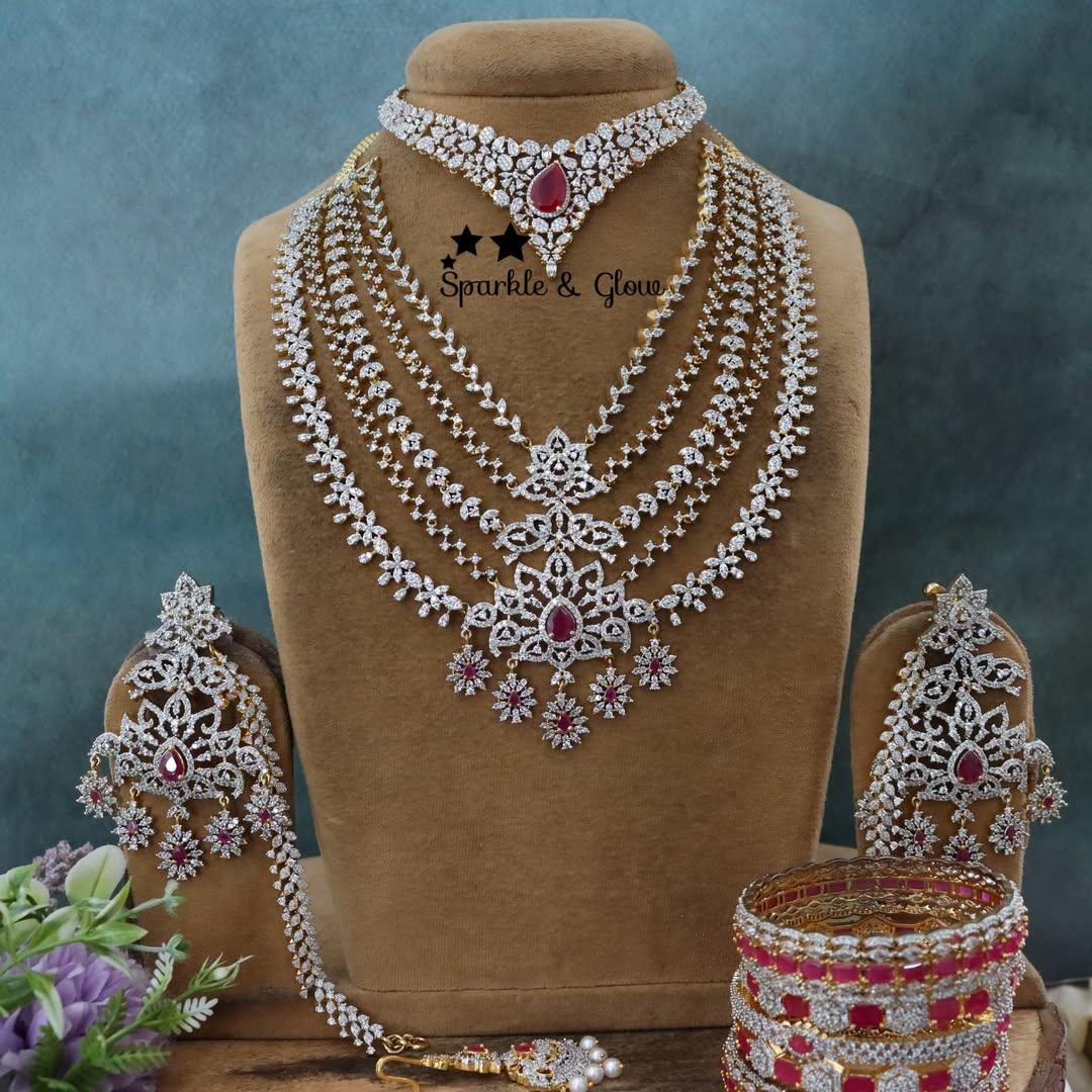 Sparkling Semi Bridal Jewelry for Your Special Day