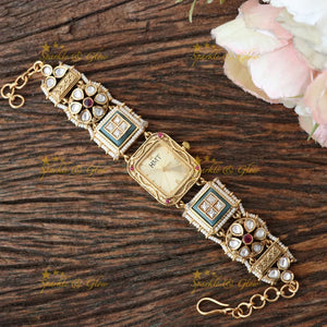 Heritage Bridal Floral Watch - Exquisite Imitation Jewelry
