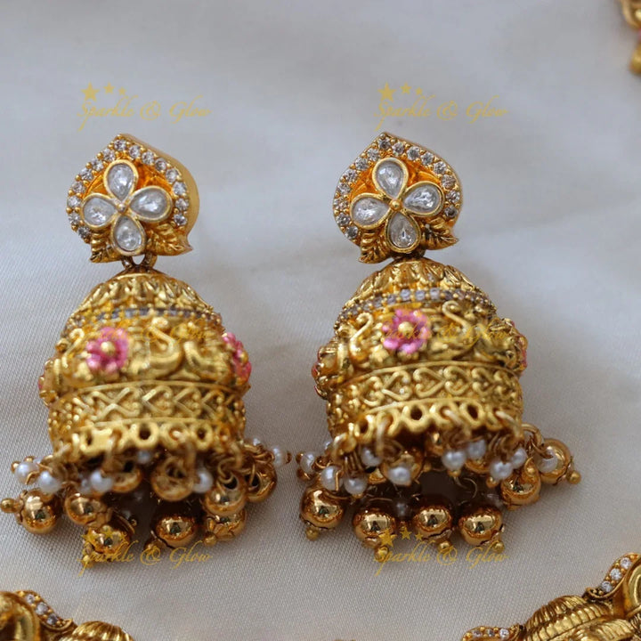 Exquisite Temple Necklace for Festive Glamour