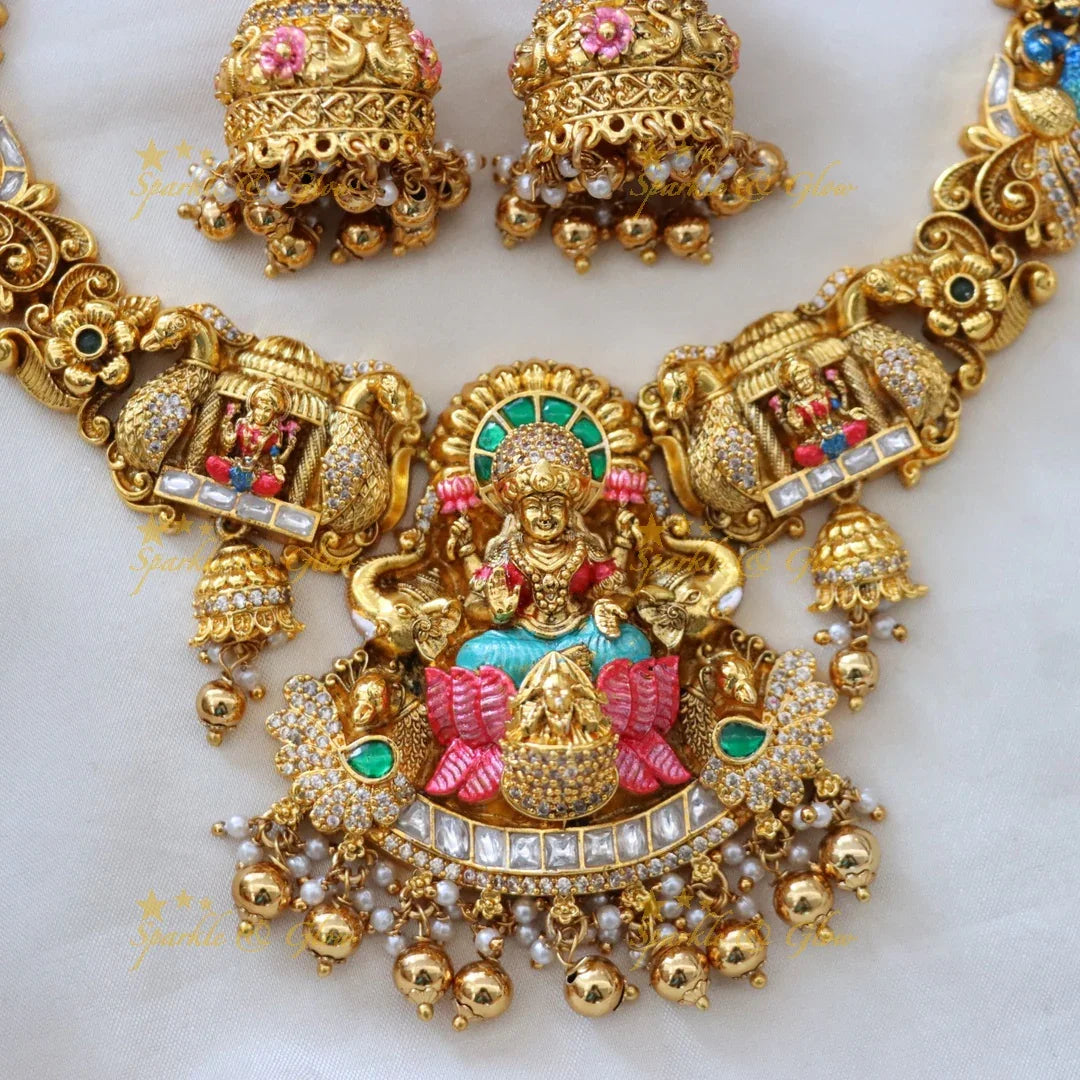 Exquisite Temple Necklace for Festive Glamour