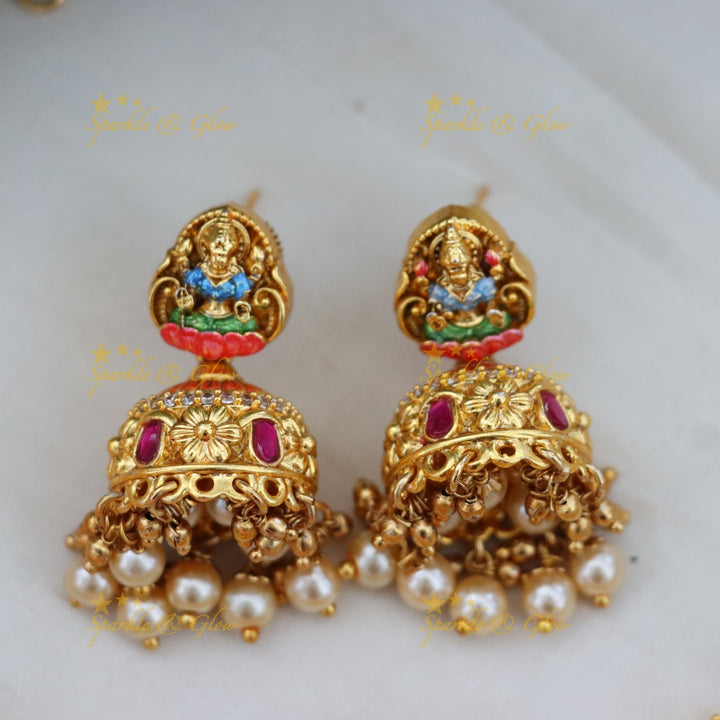 Exquisite Temple Necklace Set for Festivals & Weddings